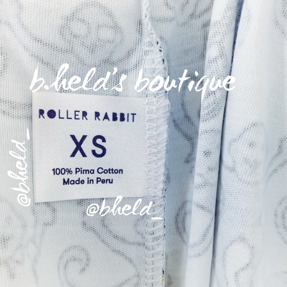 Roller Rabbit Greenwich Monkey Polo Pajamas in Blue Monkey Size XS Brand New NWT - Picture 11 of 16